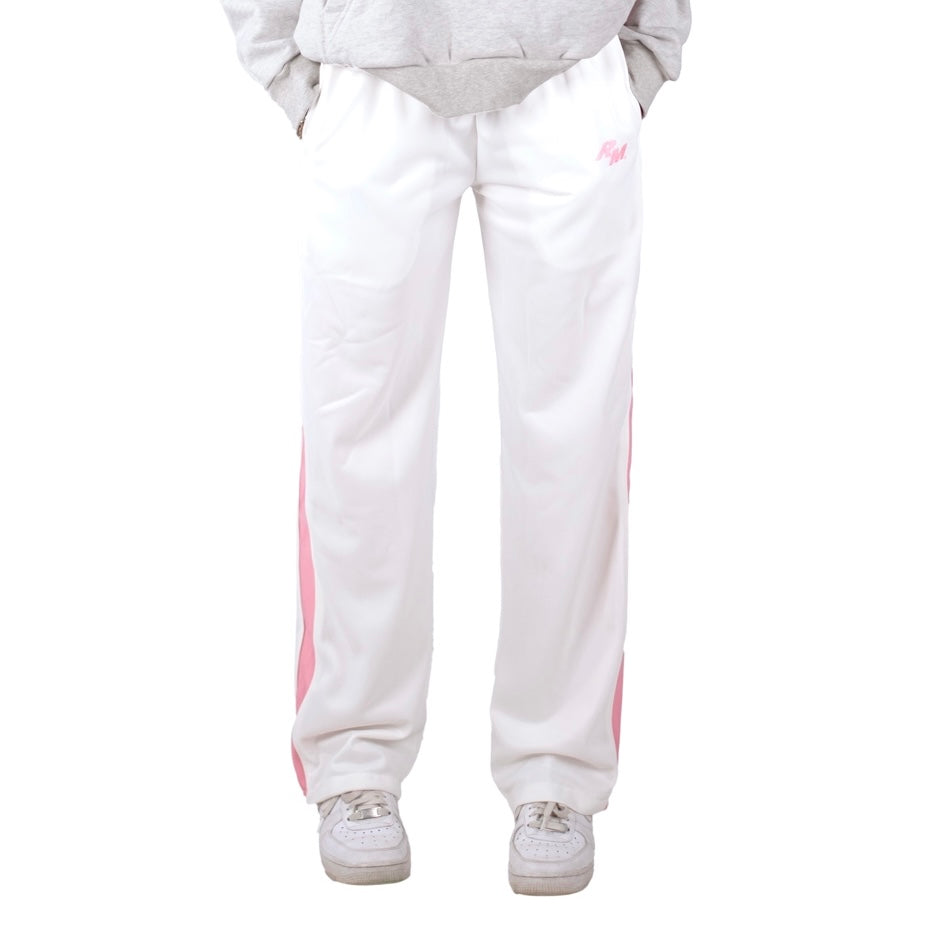 Pantalon de survêtement Blanc/Rose